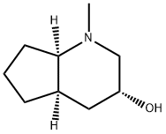 1H-Cyclopenta[b]pyridin-3-ol,octahydro-1-methyl-,[3R-(3-alpha-,4a-alpha-,7a-alpha-)]-(9CI) 结构式