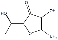 L-threo-Hex-2-enonimidic acid, 6-deoxy-, gamma-lactone (9CI) 结构式