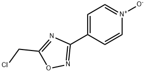 4-(5-(氯甲基)-1,2,4-噁二唑-3-基)吡啶 1-氧化 结构式