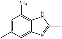 1H-Benzimidazol-4-amine,2,6-dimethyl-(9CI) 结构式