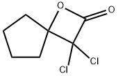 1-Oxaspiro[3.4]octan-2-one,3,3-dichloro-(9CI) 结构式