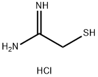 (1-amino-2-sulfanyl-ethylidene)azanium chloride 结构式
