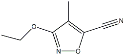 5-Isoxazolecarbonitrile,3-ethoxy-4-methyl-(9CI) 结构式