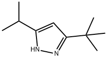 1H-Pyrazole,3-(1,1-dimethylethyl)-5-(1-methylethyl)-(9CI) 结构式