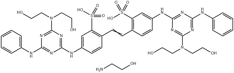 C.I.Fluorescent Brightening Agent 28 compd. with 2-Aminoethanol 结构式