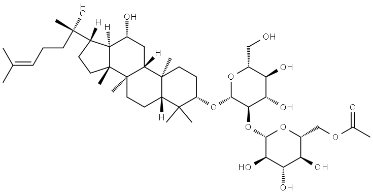 人参皂苷RS3 结构式