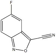 2,1-Benzisoxazole-3-carbonitrile,5-fluoro-(9CI) 结构式
