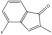 1H-Inden-1-one,4-fluoro-2-methyl-(9CI) 结构式