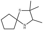 1-Thia-4-azaspiro[4.4]nonane,2,2,3-trimethyl-(9CI) 结构式