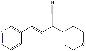 α-Styryl-4-morpholineacetonitrile 结构式