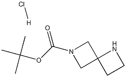 叔-丁基 1,6-二氮杂螺[3.3]庚烷-6-甲酸基酯盐酸 结构式