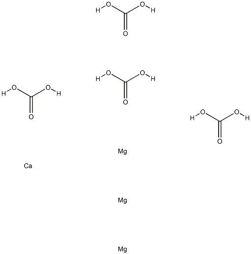 碳酸钙镁 结构式