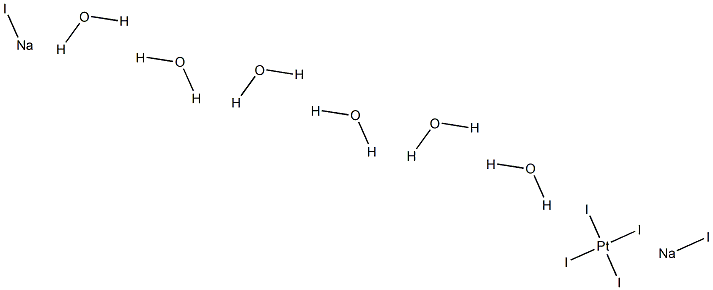 SODIUM HEXAIODOPLATINATE(IV) HEXAHYDRAT& 结构式