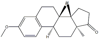 (8α,9β)-3-Methoxyestra-1,3,5(10)-trien-17-one 结构式