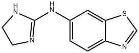 6-Benzothiazolamine,N-(4,5-dihydro-1H-imidazol-2-yl)-(9CI) 结构式