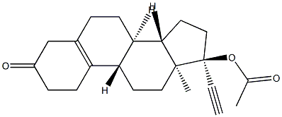 Δ5(10)醋酸炔诺酮 结构式