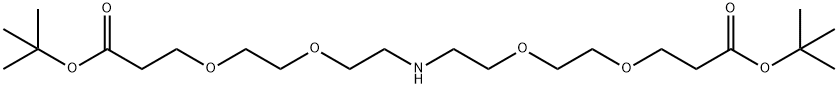 NH-(PEG2-t-butyl ester)2 结构式