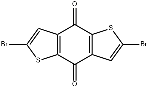 2,6-二溴苯并[1,2-B:4,5-B']二噻吩-4,8-二酮 结构式
