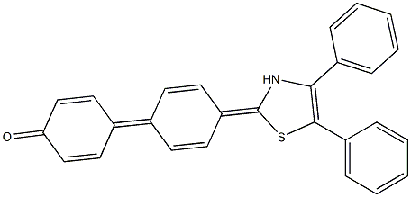 2-(4'-Hydroxy-4-biphenyl)-4,5-diphenylthiazole 结构式