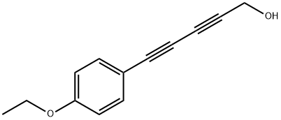 2,4-Pentadiyn-1-ol,5-(4-ethoxyphenyl)-(9CI) 结构式