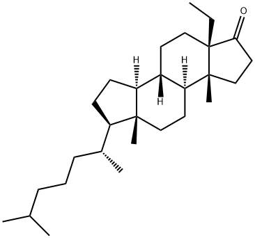 5-Ethyl-A-nor-5β-cholestan-3-one 结构式