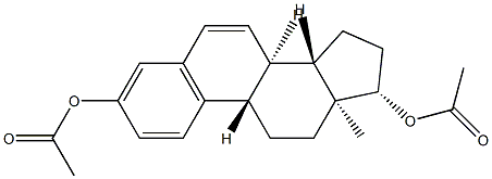 1,3,5(10),6-Estratetrene-3,17β-diol diacetate 结构式