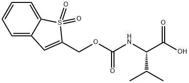 N-BSMOC-L-缬氨酸 结构式