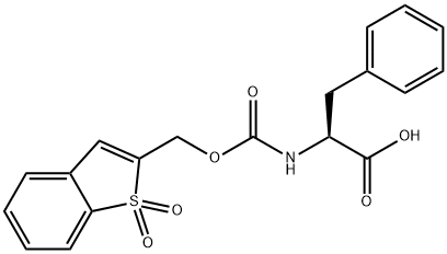 N-BSMOC-L-苯基丙胺酸 结构式