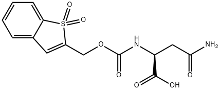 N-BSMOC-L-天冬酰氨酸 结构式