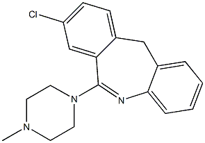 8-Chloro-6-(4-methylpiperazino)-11H-morphanthridine 结构式