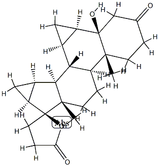 5BETA-羟基屈螺酮 结构式
