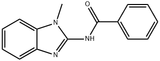 N-(1-methyl-1H-benzimidazol-2-yl)benzamide 结构式