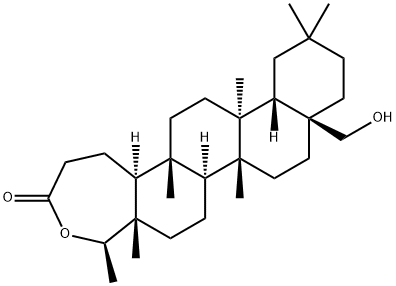 28-Hydroxy-4-oxa-A-homo-D:A-friedooleanan-3-one 结构式