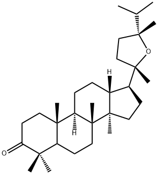 (24R)-20,24-Epoxy-24-methyl-5α-dammaran-3-one 结构式