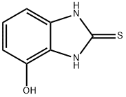 2H-Benzimidazole-2-thione,1,3-dihydro-4-hydroxy-(9CI) 结构式