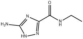 1H-1,2,4-Triazole-3-carboxamide,5-amino-N-ethyl-(9CI) 结构式