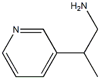 3-Pyridineethanamine,beta-methyl-(9CI) 结构式