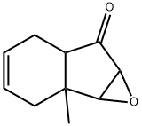 6H-Indeno[1,2-b]oxiren-6-one,1a,1b,2,5,5a,6a-hexahydro-1b-methyl-(9CI) 结构式