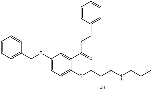 5-Benzyloxy Propafenone 结构式