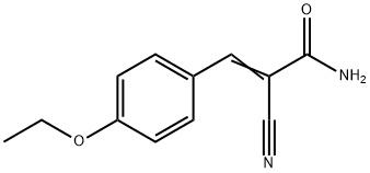 2-Propenamide,2-cyano-3-(4-ethoxyphenyl)-(9CI) 结构式