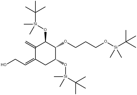 (Z)-2 - ((3R,4R,5R)-3,5-双((叔丁基二甲基硅烷基)氧基)-4-(3 - (( 结构式