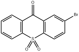 2-溴基-9H-噻吨-9-酮-10,10-二氧化物 结构式