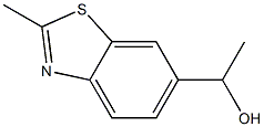 6-Benzothiazolemethanol,alpha,2-dimethyl-(8CI) 结构式