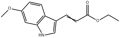 3-(6-METHOXY-1H-INDOL-3-YL)-ACRYLIC ACID ETHYL ESTER(WX685803) 结构式