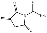 1-Pyrrolidinecarboxamide,3-methylene-2,5-dioxo-(9CI) 结构式