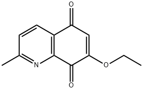 5,8-Quinolinedione,7-ethoxy-2-methyl-(9CI) 结构式