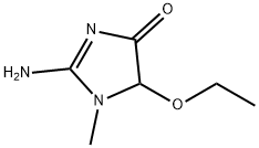 4H-Imidazol-4-one,2-amino-5-ethoxy-1,5-dihydro-1-methyl-(9CI) 结构式