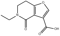 Furo[3,2-c]pyridine-3-carboxylicacid,5-ethyl-4,5,6,7-tetrahydro-4-oxo-(9CI) 结构式