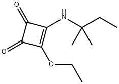 3-Cyclobutene-1,2-dione,3-[(1,1-dimethylpropyl)amino]-4-ethoxy-(9CI) 结构式