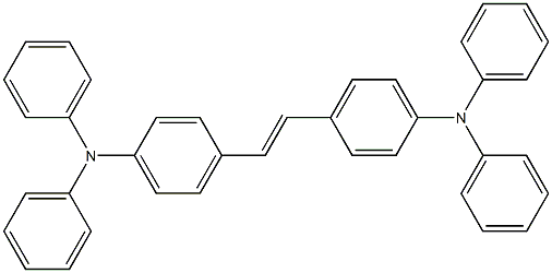 (E)-4,4'-双(二苯基氨基)二苯乙烯 结构式